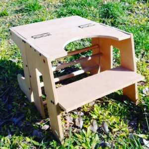 Silla + Escalerita + Escritorio